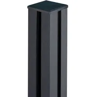 GROJA GroJaSolid Pfosten Anthrazitgrau 10x10x150 cm inkl. Kappe zum Einbetonieren
