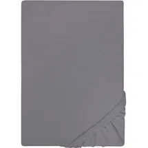 Castell Spannbettlaken 0077127 Jersey-Stretch 140 x 200 - 160 x 200 cm silbergrau