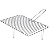 Sauvic 02864-Kaminrost mit 3 Füssen, 466 x 280 mm., Stahl
