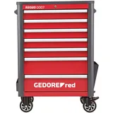 Gedore Werkstattwagen Stahl 1034x724x470 mm rot 7 Schubladen bestückt