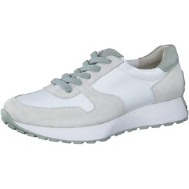 Paul Green Damen SUPER Soft Frauen Low-Top Sneaker,Weiß/Mint (Ice.White.Peppermint),40.5 EU / 7 UK