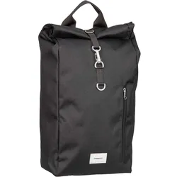 Sandqvist Rucksack Ground Rolltop Backpack L Black Schwarz 