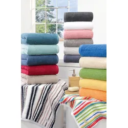 Duschtuch ROSS "Vita", weiß, B:70cm L:140cm, Frottier, Obermaterial: 100% Baumwolle, Handtücher (Packung), Bestickung ROSS-Emblem