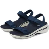 SKECHERS Damen GO Walk Arch FIT Polished Sandals, Navy, 37 EU