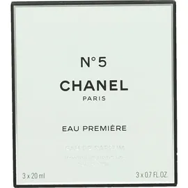 Chanel No. 5 Eau Premiere Eau de Parfum refillable 20 ml + Eau de Parfum Nachfüllung 2 x 20 ml Geschenkset