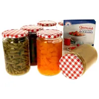 Mambocat Einmachglas 6er Set Rundglas 720 ml To 82