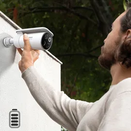 Baseus S1 Pro 3K Dual Outdoor Kamera Weiß