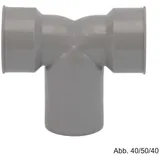 Valsir HT-Doppelsiphonbogen DN 40x50x40mm ohne Gummimanschette