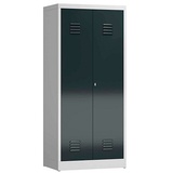 Classix Spind anthrazit, lichtgrau X-515718, 1 Schließfach 80,0 x 50,0 x 180,0 cm
