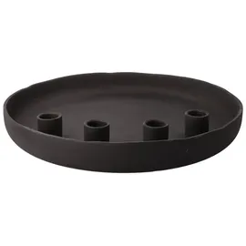 GOEBEL Kerzenhalter Slate Smoke Porzellan Grau