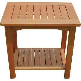 Garden Pleasure Gartentisch 50 x 50 x 35 cm Braun