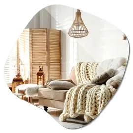 wallfluent Spiegel 67,6 x 67 cm Transparent