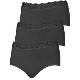 NINA VON C. Taillenslip 3 St. Schwarz 38