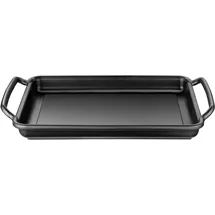 Monix Solid+ | 40 cm lange, glatte Grillplatte aus Aluminiumguss mit Antihaftbeschichtung