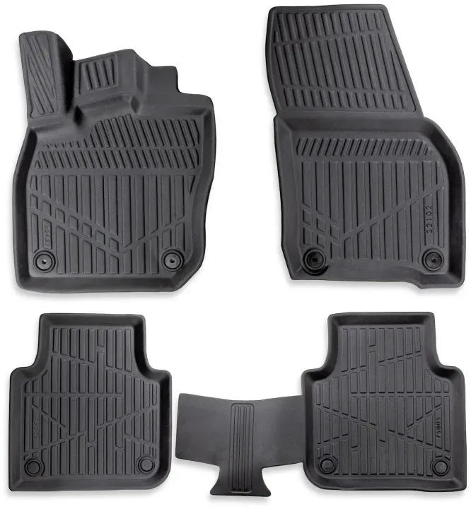 Erpassan 3D Gummifußmatten-Set (4 Stück) für den Innenraum – VW TAYRON II 2024+