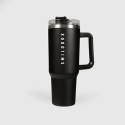 Unisex Trinkflasche Trinkbecher 1,2L Schwarz für Sport & Freizeit One Size