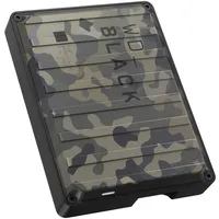 WD_Black P10 Game Drive 6TB Externe Festplatte (Mobile und robuste High-Peformance-Festplatte, Für Konsole und PC, bis zu 150 Spiele specihern) mit 1-monatiger Mitgliedschaft bei Discord Nitro - CAMO
