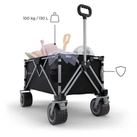Kinderkraft Bollerwagen ROLLSTER schwarz