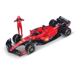 Bburago - 1:24 Formel 1 Racing Ferrari SF23 (2023), mit Figur Charles Leclerc