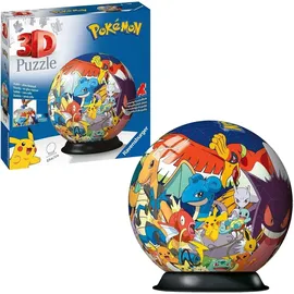 Ravensburger 11785 - Pokémon 3D-Puzzleball, 72 Teile