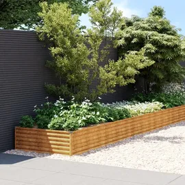 vidaXL Hochbeet 960 x 100 x 36 cm Cortenstahl