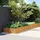 vidaXL Hochbeet 960 x 100 x 36 cm Cortenstahl