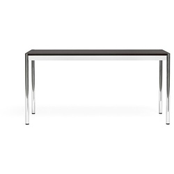 USM Schreibtisch Eiche schwarz furniert braun, Designer Prof. Fritz Haller, 74x150x75 cm