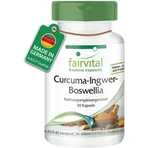Fairvital Curcuma Ingwer Boswellia Kapseln 90 St.