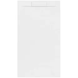 SAT Fusion Duschwanne rechteckig 140x80 cm gegossener Marmor SATFU14080BL