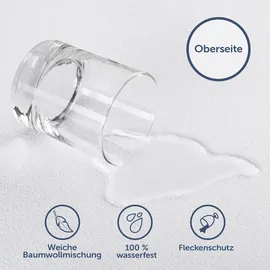 Blumtal Blumtal® Matratzenschoner - 90x200 cm im 2er Set- Matratzenschutz wasserdicht - Oeko-TEX zertifizierter Matratzenschoner wasserdicht 90x200 - knisterfreier Schoner Matratze - Nässeschutz atmungsaktiv