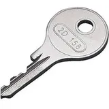 HOPPE Fenstergriffschlüssel gleichschließend 2D156 Eisen, vernickelt