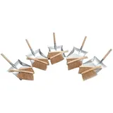 sorex wireless solution Kehrgarnitur Holzgriff 10 Kokoshandfeger 5 St.