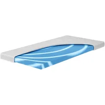 Ergodream Hn8 Gelschaum-Topper Top Klima Gel 80 x 200 cm Weiß