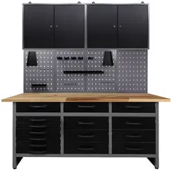 Ondis24 Werkstatt-Set »Konny«, anthrazit, Metall - grau