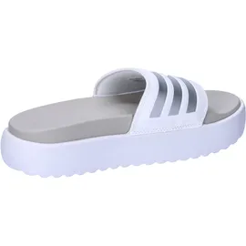 adidas Adilette Platform Badesandalen Cloud White / Zero Met / Grey One 40 2/3