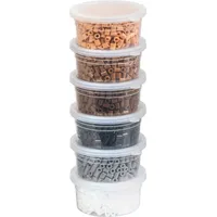 KnorrPrandell Bügelperlen-Set 3.000 Stück Braun/Schwarz/Weiß