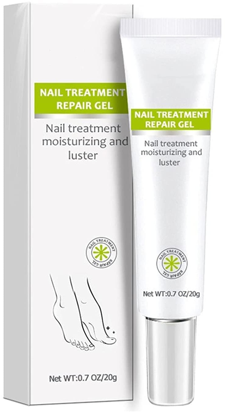 Flyles Nail Repair Treatment Gel, Nail Repair Essence Cream, Toe Nail Cream Repair, Nail Repair Cream Damaged Nails, for Nail Growth Care,restores Appearance of Discolored or Damaged Nails (1PC)