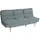 Mendler Schlafsofa HWC-M79, Gästebett Schlafcouch Couch Sofa, Schlaffunktion Liegefläche 180x110cm ~ Stoff/Textil blau-grau