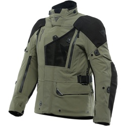 Dainese Hekla Absoluteshell Pro 20K D-Dry Motorrad Textiljacke, schwarz-grün, Größe 46 für Männer