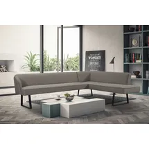 exxpo - sofa fashion Eckbank EXXPO - SOFA FASHION "Americano", bunt (melange), B:270cm H:83cm T:197cm, Sitzbänke, Eckbank, mit Keder und Metallfüßen, Bezug in verschiedenen Qualitäten