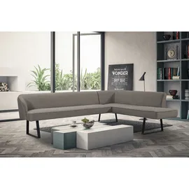 exxpo - sofa fashion Eckbank EXXPO - SOFA FASHION "Americano", bunt (melange), B:270cm H:83cm T:197cm, Sitzbänke, Eckbank, mit Keder und Metallfüßen, Bezug in verschiedenen Qualitäten