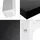 ML-Design Schreibtisch Computertisch Bürotisch Arbeitstisch PC Tisch 120x60cm Schwarz-Weiß