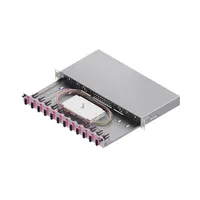 EasyLan LWL-Spleißbox Grade C 19-Zoll 1HE, 12 Ports, 12x