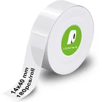 Olympia Etikettenrolle Transparent | Etiketten für Etikettendrucker | Etikettenband
