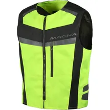 Macna Vision 4 All Plus 2.0 Warnweste, schwarz-gelb, Größe L XL für Männer