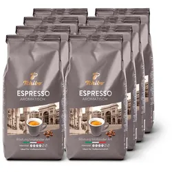 Tchibo - Espresso Aromatisch - 8x 1 kg Ganze Bohne - Intensität: 4/6