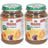 Holle Bio Pot Pomme & Pruneau 2x190 g