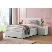 LEONIQUE "Alfie, Bestseller, wahlweise mit Bettkasten", mit Straßsteinen im