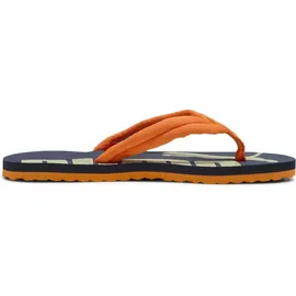 Puma Epic Flip Flop v2 Kinder Zehentrenner 51 orange glo/new navy/pistachio green 35.5