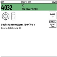 Bufab Sechskantmutter ISO 4032 M48 10 feuerverz. 1 Stück